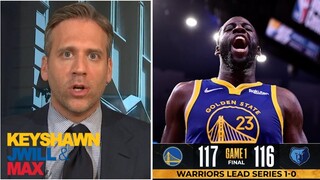 "Blasts officials for ejecting Draymond Green" Max Kellerman on Warriors def Grizzlies 117-116 Gm1
