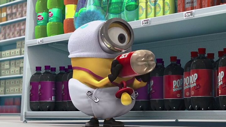 [Minions with big cute eyes] Minions' first errand