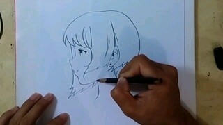 Menggambar Karakter Anime Cewek