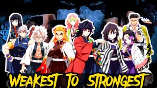 All Present Hashira's/Pillars RANKED from Weakest to Strongest‼️||Tagalog Dub (Demon Slayer/KNY)