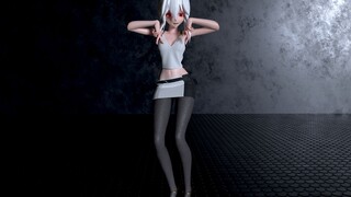 ❥ Hip skirt + black silk ~ weak sound ❥ (^_-) LEE SUHYUN - ALIEN [MMD · Fabric · Dance]