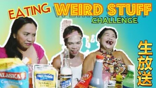 TRYING OUT WEIRD MIXED LIQUID FOODS