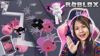 กระโดดผ่าเขาวงกต หนีหมู Piggy  [SPIDER] Escape Piggy Running Head [ Roblox ]