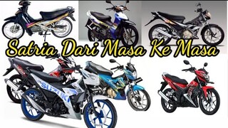 Macam-Macam Motor SATRIA Dari Masa Ke Masa