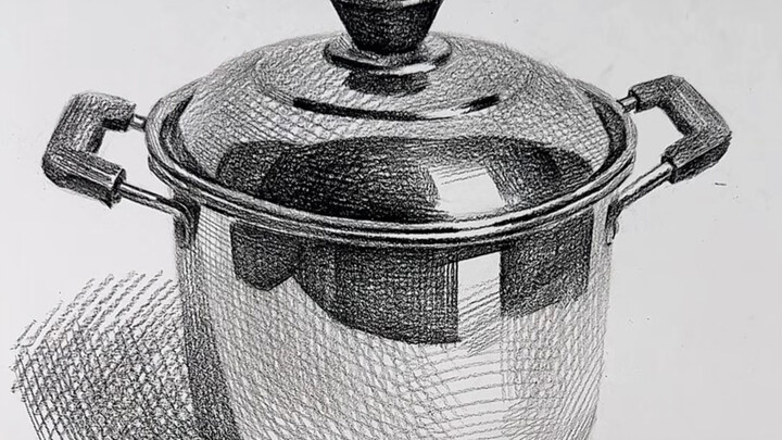Stainless Steel Pot Wire Drawing Practice