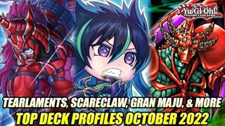 Tearlaments, Scareclaw, Gran Maju, & More! Yu-Gi-Oh! Top Deck Profiles October 2022