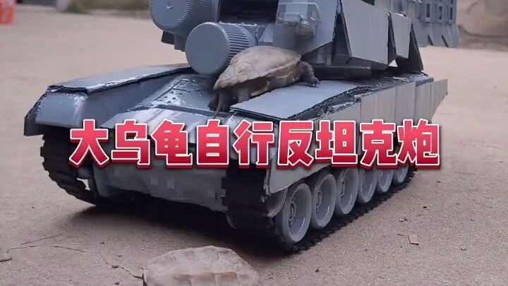 Latest invention: the Big Turtle self-propelled anti-tank gun!