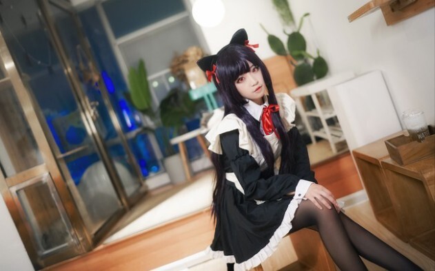 [koleksi cos] Adik perempuan cosplay adikku, bagaimana bisa ada kucing hitam imut seperti Wugeng Liu