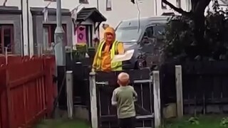 Three-year-old boy saves his mother from fainting