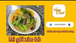 Mì xào bò siêu ngon | Cách làm mì xào bò đơn giản tại nhà | #11