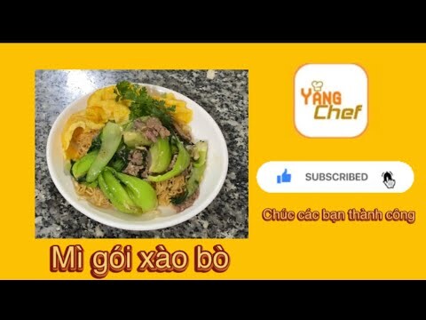 Mì xào bò siêu ngon | Cách làm mì xào bò đơn giản tại nhà | #11