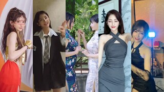 "Exclusive Edition 85 Seconds" Brothers come and see the legs! Sexy cross-dressing black silk cheong