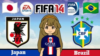 Inazuma Eleven in FIFA 14 | Inazuma Japan (Japan) VS The Empire (Brazil)