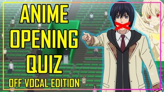 GUESS THE ANIME OPENING QUIZ - INSTRUMENTAL EDITION - 40 OPENINGS