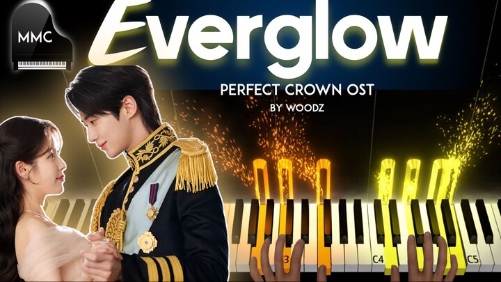 Perfect Crown OST - Everglow by Woodz piano cover/tutorial + sheet