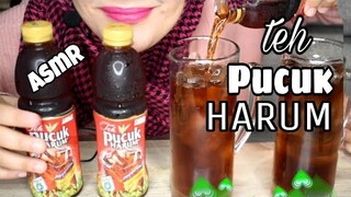 ASMR TEH PUCUK HARUM || segar|| MINUM TEH || ASMR INDONESIA