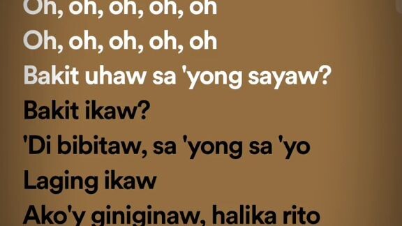 Dilaw - Uhaw