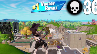36 Elimination Solo vs Squads ชนะการเล่นเกมเต็มรูปแบบ Season 3 (แป้นพิมพ์ Fortnite PC)