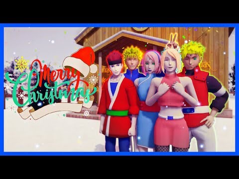NaruSaku Family - Last Christmas 🎄🎁  (Rus sub) [MMD]
