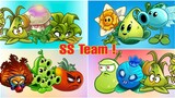 SS Team (Super Strong) part 9 | 4 Super Plants Team vs 5 Zombie Team - MK Kids