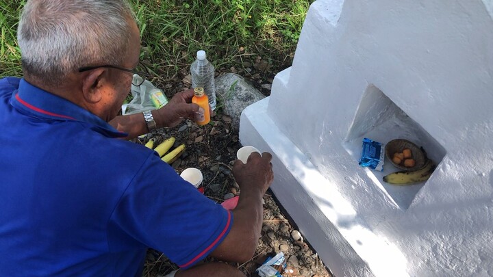 Graveyard Cemetery Painting Dedicated to My Beloved Grandmother