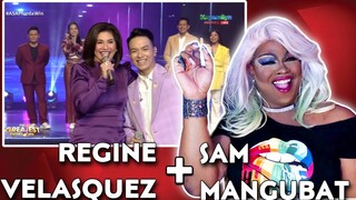 SINGER REACTS to Regine Velasquez & Sam Mangubat singing Shallow | REACTION