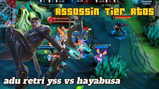 yss vs hayabusa pertarungan assassin tier ss🔥🔥