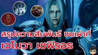 Final Fantasy VII Rebirth สรุป Timeline ย่อ ประวัติ เซฟิรอธ เจโนวา ชนเผ่ากี มาเทเรียดำ และ รียูเนียน