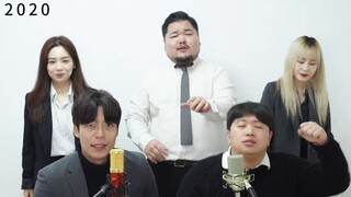 【نارين】إعادة غناء أغاني BTS عبر العصور 【نارين أكابيلا】