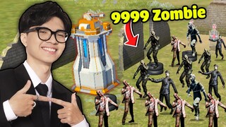 KHANGG THỬ THÁCH XÂY MAP VƯỢT ẢI KHỎI 9999 ZOMBIE SIÊU VIP ĐẠI CHIẾN NOOB TEAM TRONG FREE FIRE