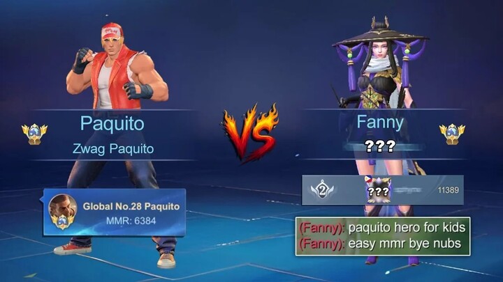 THIS GLOBAL 1 FANNY UNDERESTIMATE MY PAQUITO!! HE GOT HUMBLED - MLBB