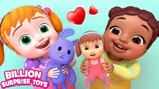 Pelajari kebiasaan baik berbagi dengan Dolly dan teman-teman.