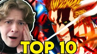 First Time Watching BLEACH Top 10 Badass Anime Moments