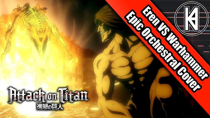 Attack On Titan Season 4 Episode 6 OST "Warhammer Titan VS Eren & Mikasa(XL-TT Epic Orchestral Cover