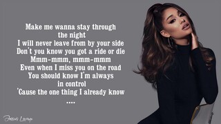 Ariana Grande - test drive (Lyrics)