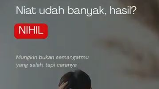 Semangat gede di awal, kendor belakangan... masalahnya mungkin bukan di kamunya. #selfimprovement