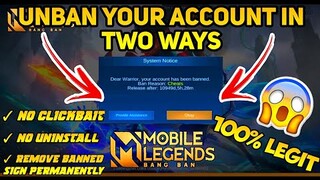 HOW TO UNBANNED YOUR ACCOUNT IN MOBILE LEGENDS IN 2 EASY WAYS AND STEPS - PROJECT NEXT PATCH