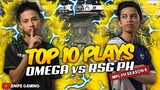 TOP 10 PLAYS OMEGA vs RSG PH | MPL-PH Season 8 Week 4
