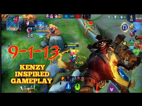 Kenzy inspired franco gameplay by Franky kun official [mobile legend]