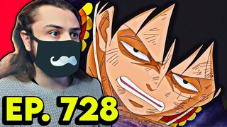 Did Luffy just... Lose?!?!? - One Piece REACTION Episode 728 (GEAR 4 LUFFY VS DOFLAMINGO REACTION)