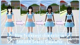 How to change Skin color in SAKURA School Simulator Tutorial |  ♡^-^♡