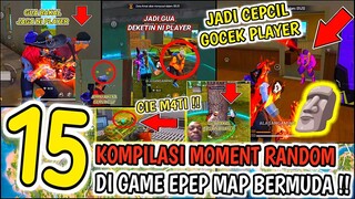 INILAH 15 KOMPILASI LUCU KETEMU PLAYER BARU FF|| MOMENT FREEFIRE‼️