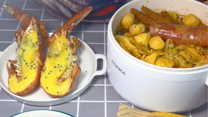 Today’s meal is so luxurious!