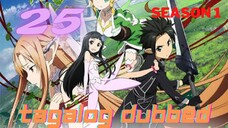 Sword Art Online season 1 episode 25 Tagalog Dubbed