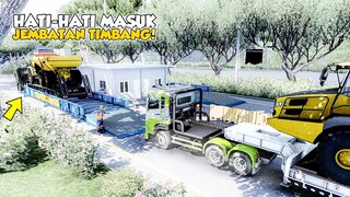 HINO QUESTER MASUK JEMBATAN TIMBANG MUATAN BERAT DUMP TAMBANG ADT - GoNdes#59 - DPT