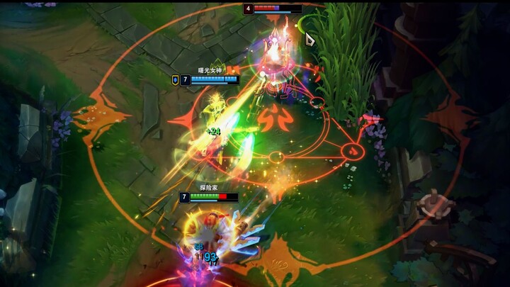 สองเวอร์ชัน T1 โหมดล่าง 2 ต่อ 4