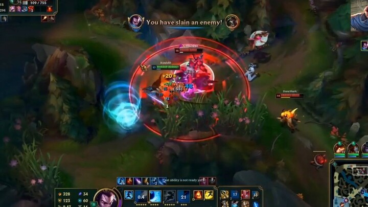 Yasuo - Bật chế độ gank team cực mạnh.