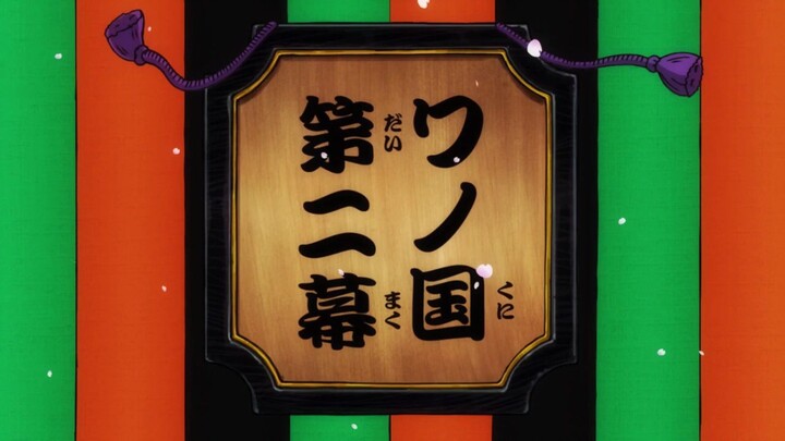 opening one piece di negri wano 😀