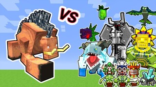 Mutant Hoglin Vs. Mowzie's Mobs Monsters in Minecraft