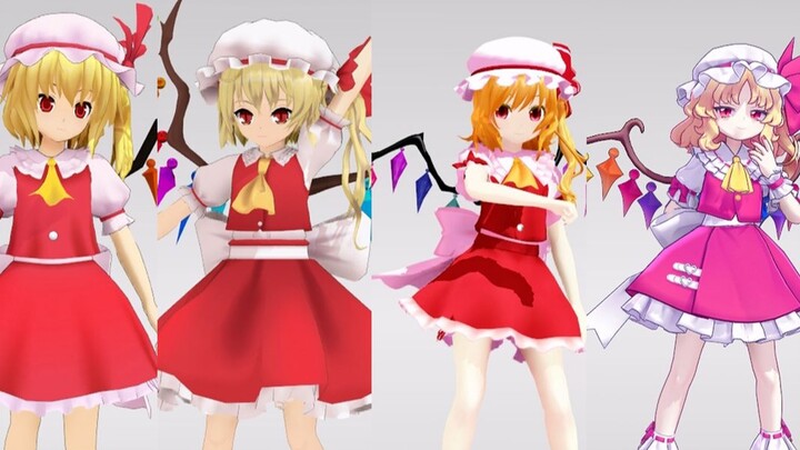 [Touhou MMD character model evolution history] Flandre Scarlet (2009~2023)